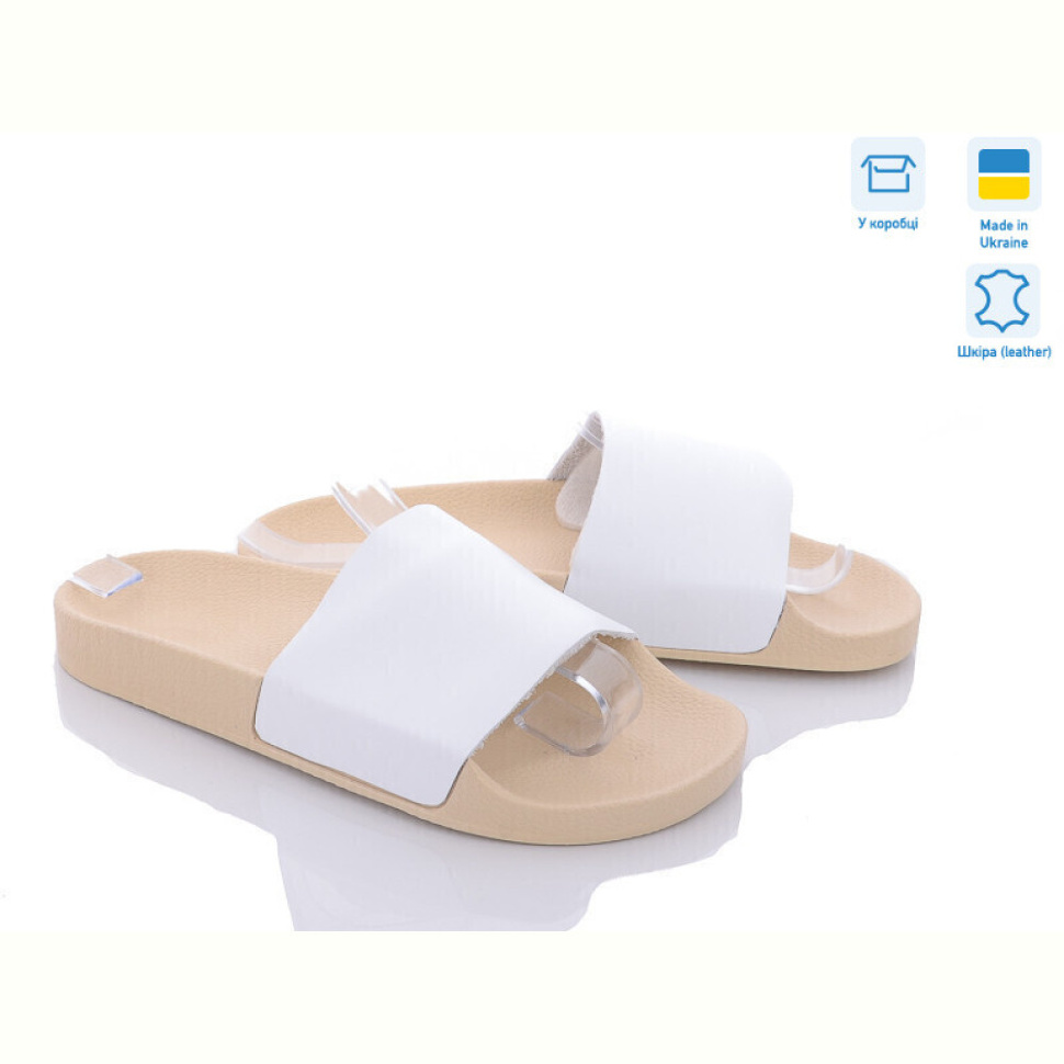 Шлепки A.Dama MV12 білий