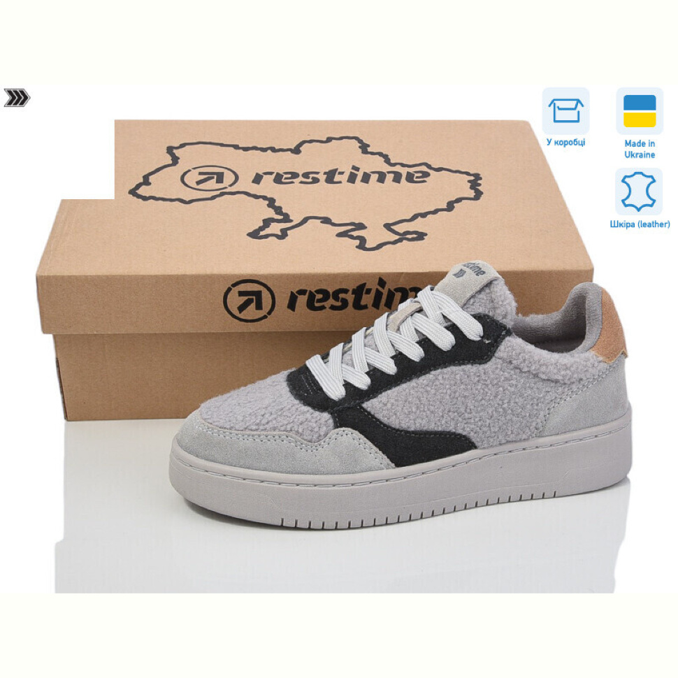 Кроссовки Restime FWZ24280 grey Кроссовки Restime FWZ24280 grey
