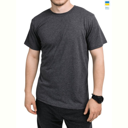 Футболка Sport style 08 т.сірий