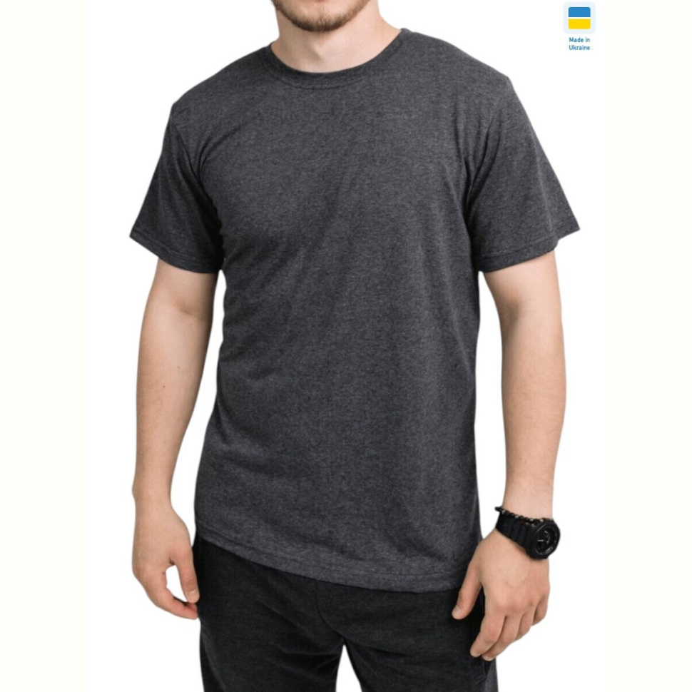 Футболка Sport style 08 т.сірий Футболка Sport style 08 т.сірий