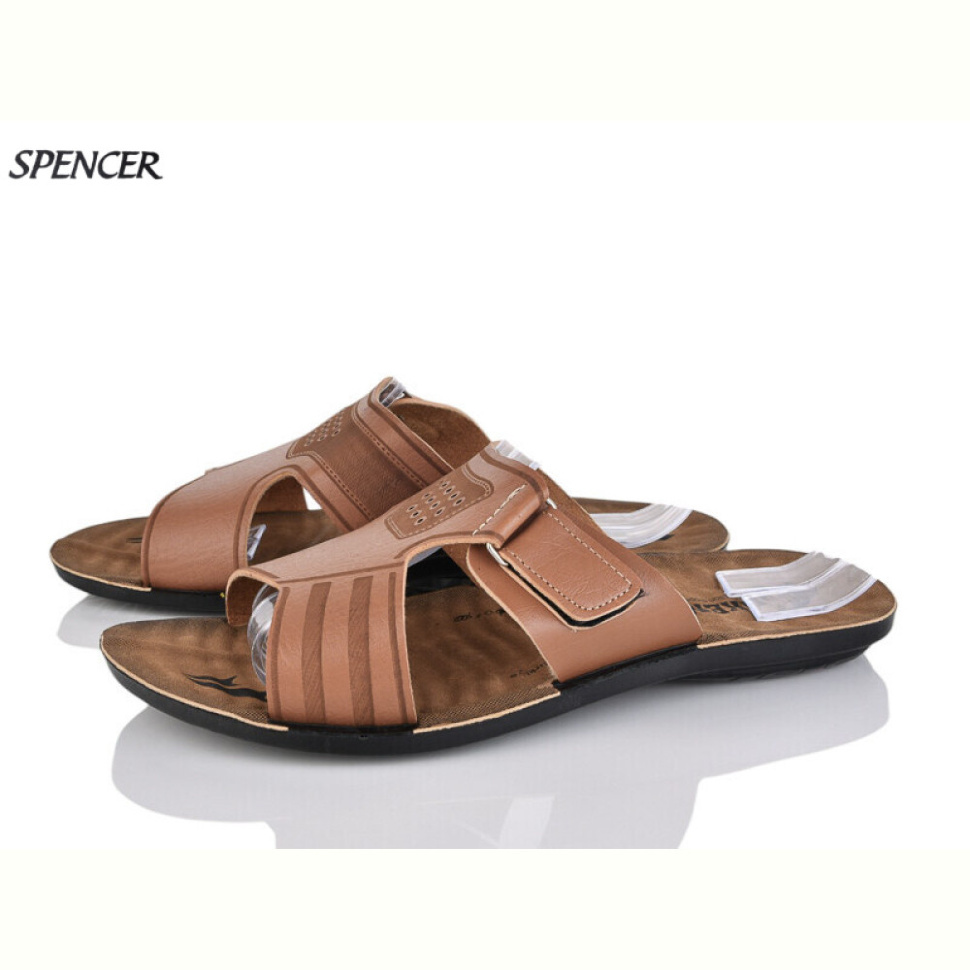 Шлепки Spencer 6319-2 коричневий