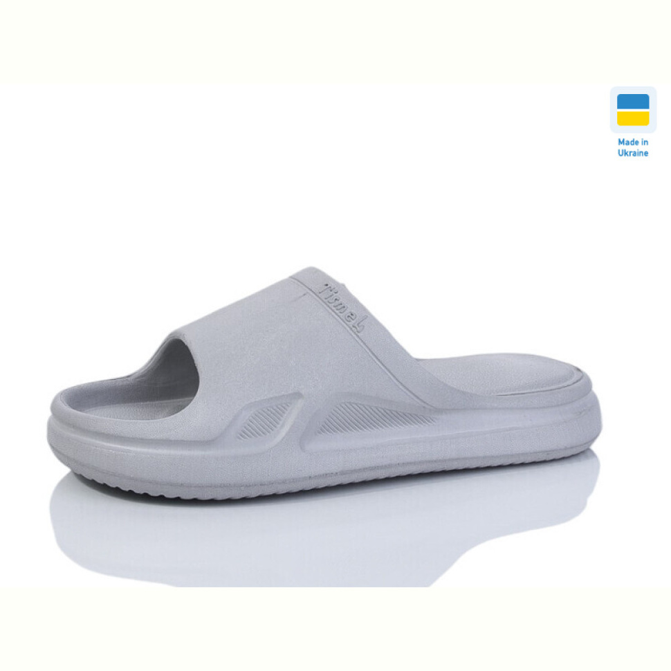 Шлепки Alex C11 м'які сірі