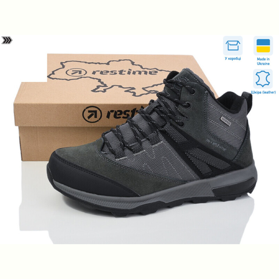 Ботинки Restime EMZ24361 grey Ботинки Restime EMZ24361 grey