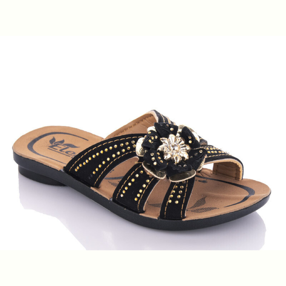Шлепки DeMur K26-Elena 1 black (25-29)