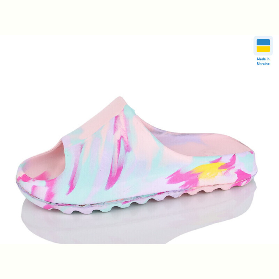 Шлепки Inblue L6 папуга-пудра