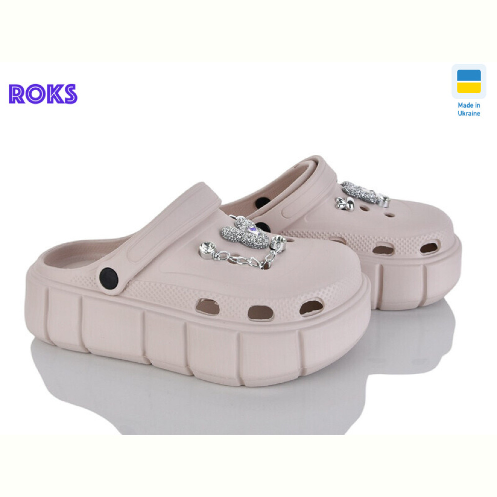 Кроксы Roks 152-461 беж