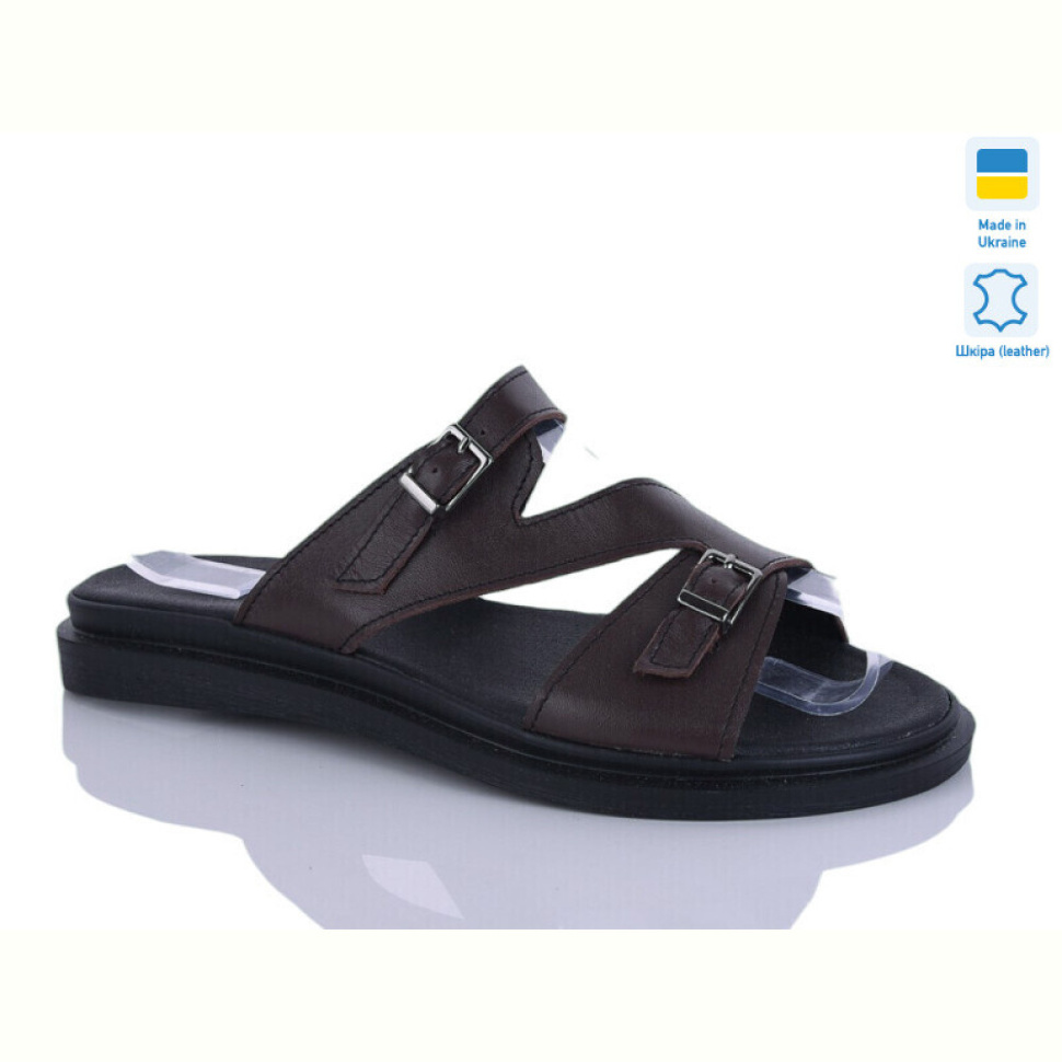 Шлепки Sali 53 корич.к.