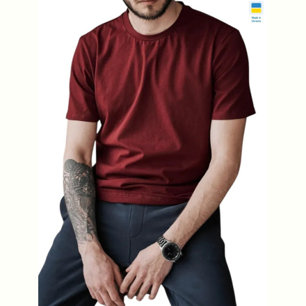 Футболка Sport style 80 бордовий