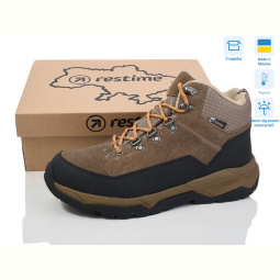 Ботинки Restime VMZ24277 khaki-black термо