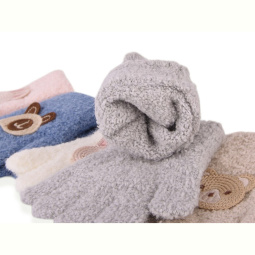 Перчатки Королева 5201 (тедди) mix