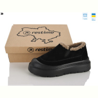 Слипоны Restime AWZ26811 black
