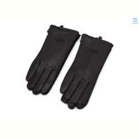 Перчатки RuBi F3 black шкіра олень махра