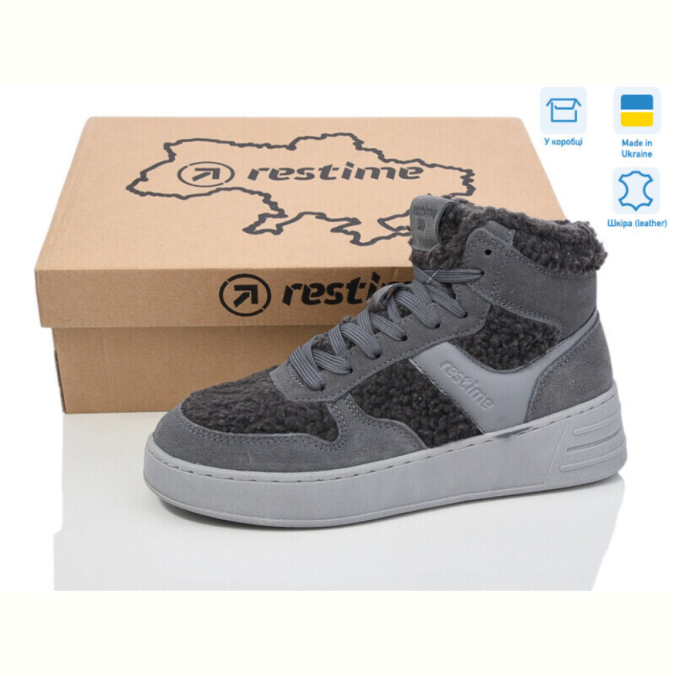 Кроссовки Restime FWZ24282 grey