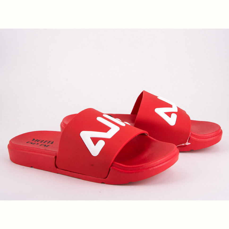Шлепки Violeta 8-304 red