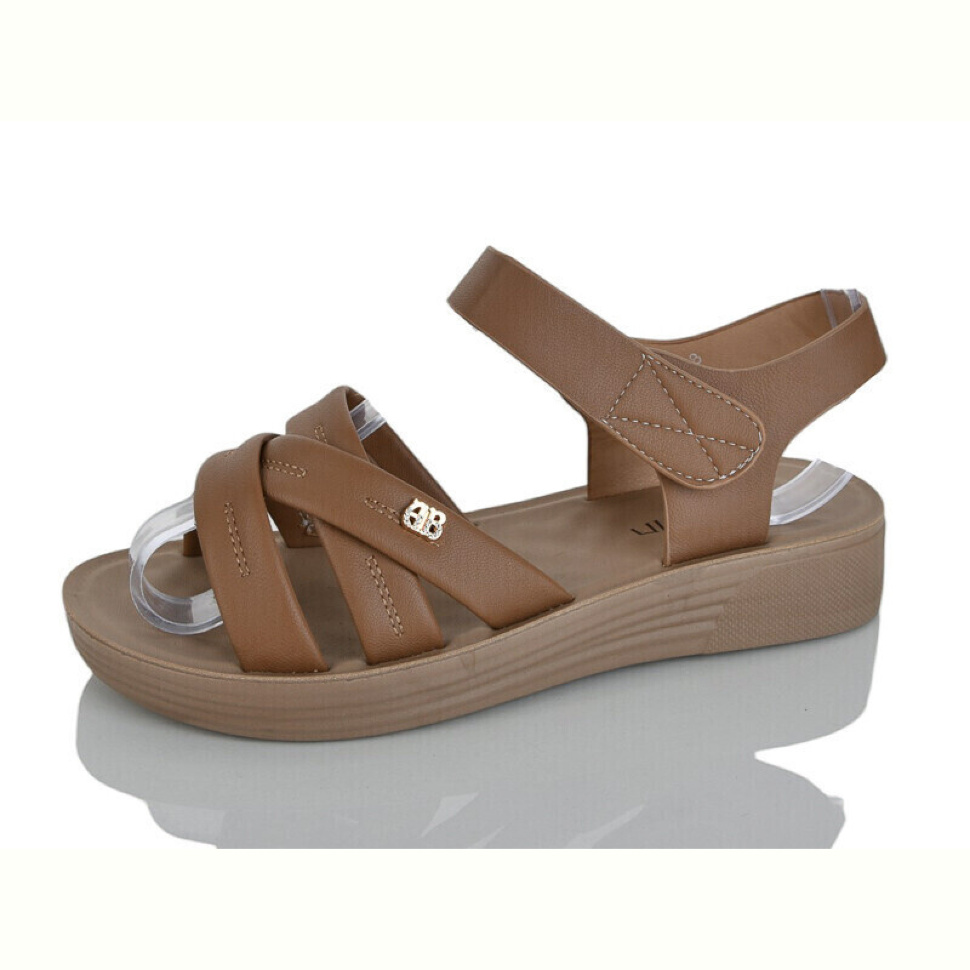 Шлепки Ok Shoes 2503 brown