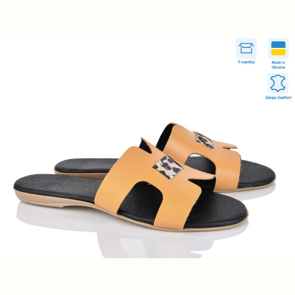 Шлепки A.Dama MV126-12 жов.ш.