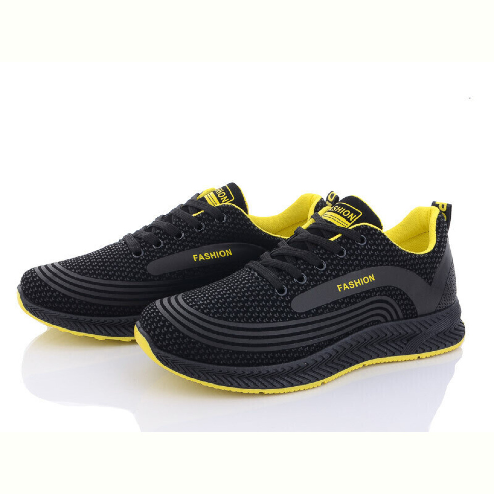 Кроссовки Violeta 197-144 black-yellow Кроссовки Violeta 197-144 black-yellow