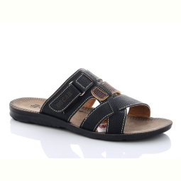 Шлепки Oscar 14 змея black-brown