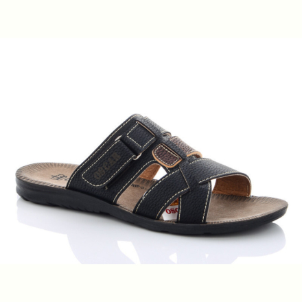 Шлепки Oscar 14 змея black-brown