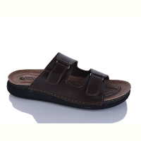 Шлепки Oscar 01-23 корич.к.