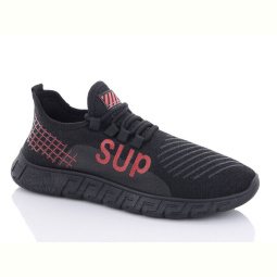 Кроссовки ВЗУТТЯ+ 079 black-red