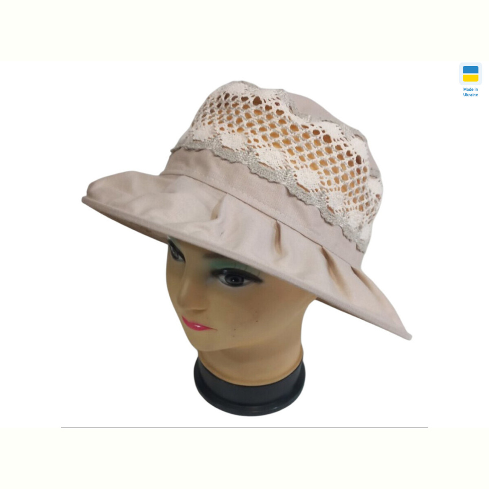 Шляпа Mabi 0782 бежевий