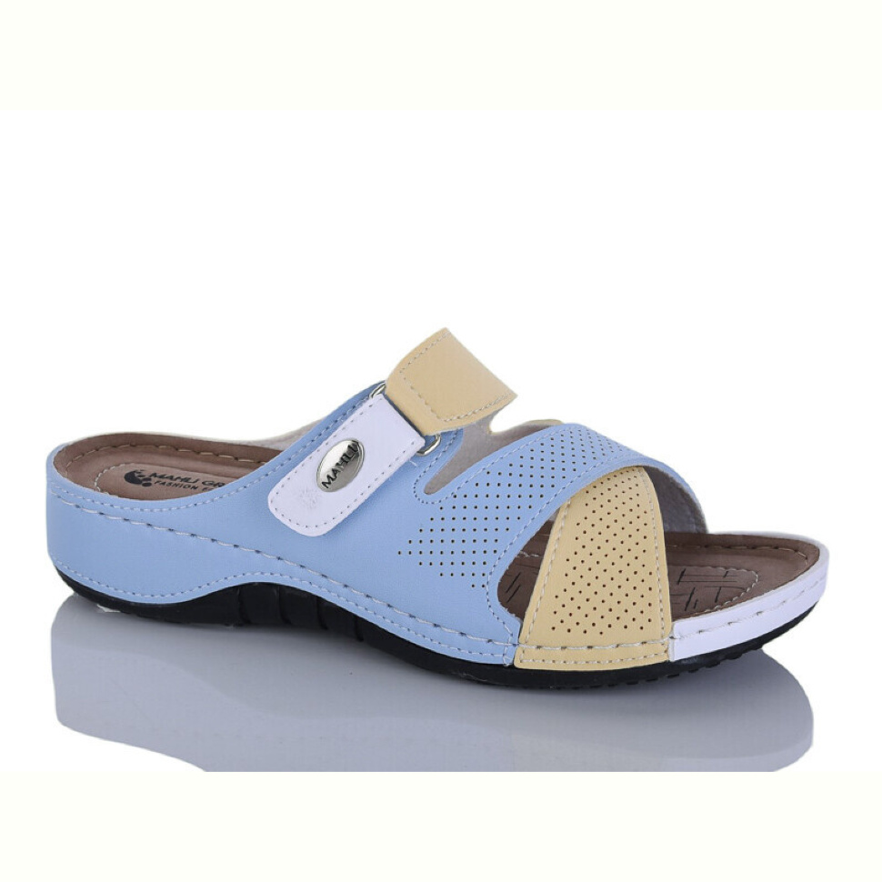 Шлепки Sali-2 05-29 блакитний к.
