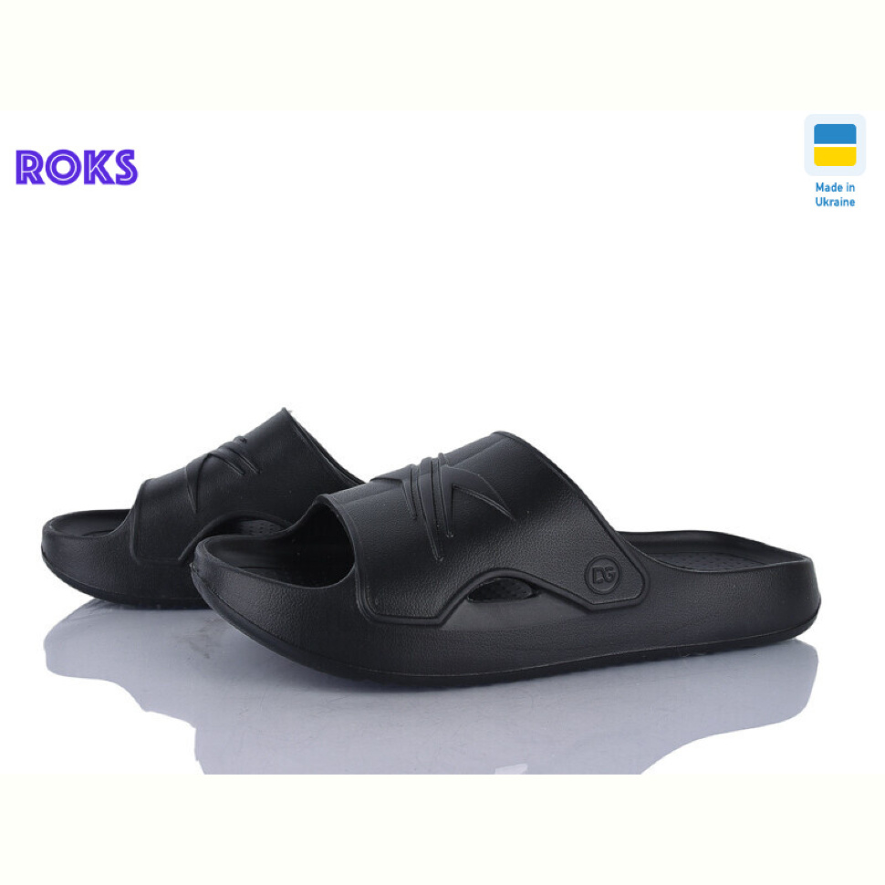 Шлепки Roks 140 чорний