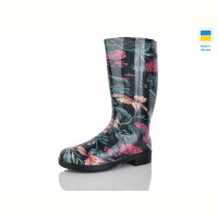 Резиновая обувь Lot Shoes Літма квітка чорний