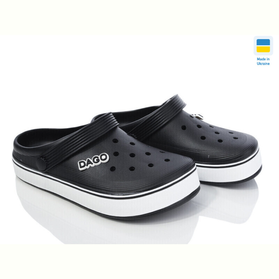 Кроксы Golden Lion 419 чорний