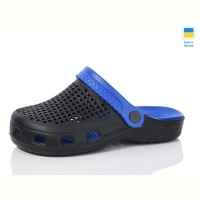 Кроксы Lot Shoes N302 чорний-синій