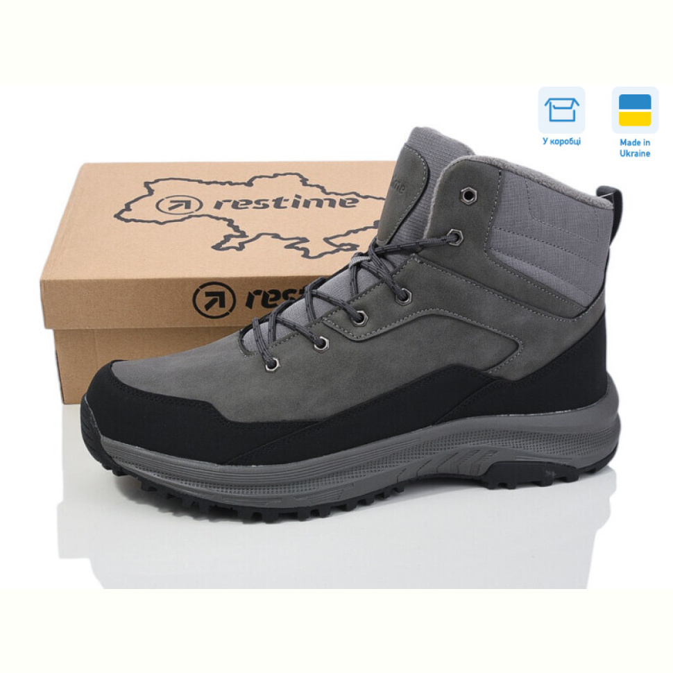 Ботинки Restime TGZ24290 d.grey