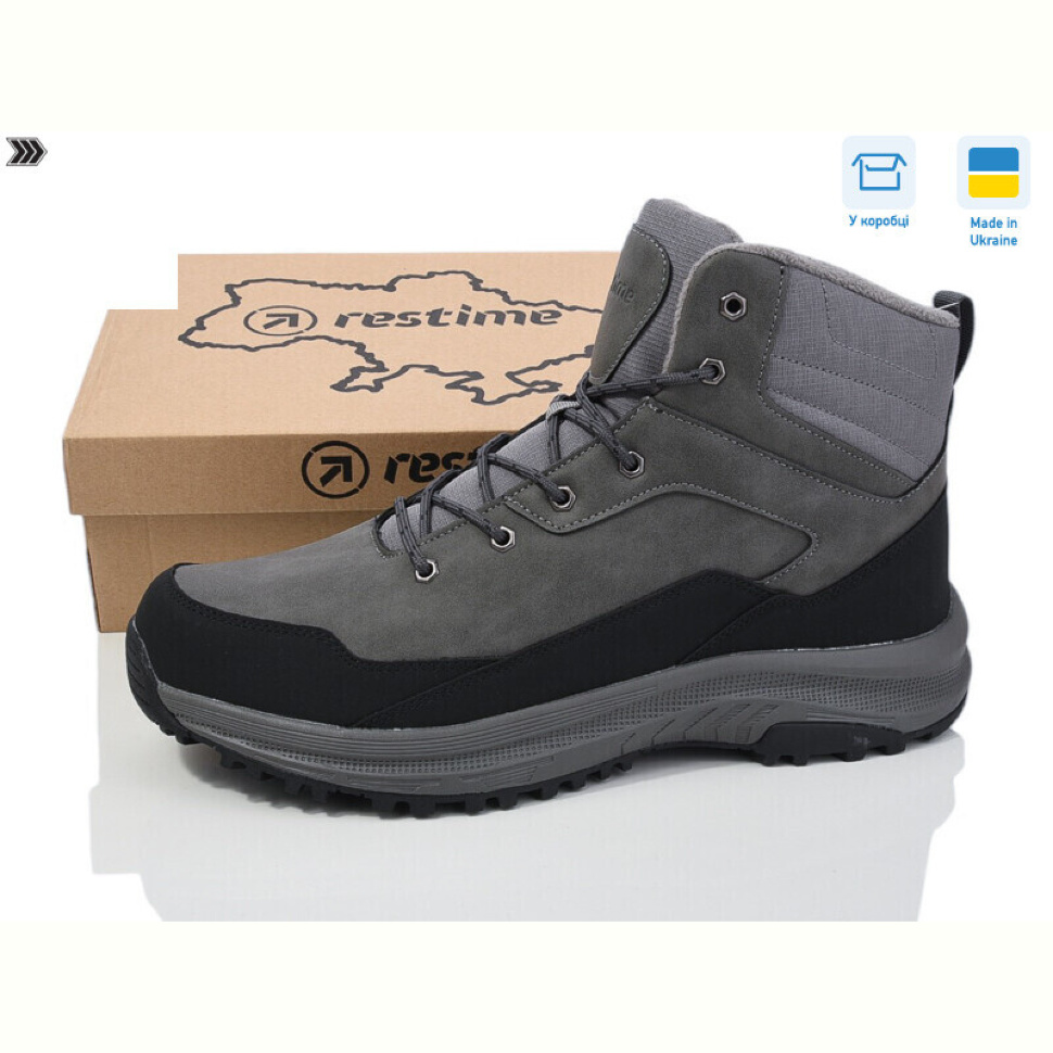 Ботинки Restime TGZ24290 d.grey