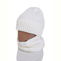 Шапка Королева 9-25 white