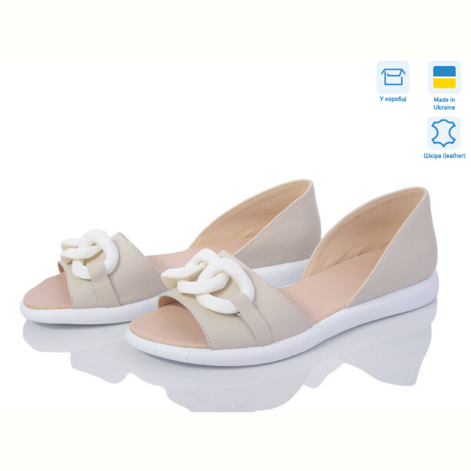 Шлепки G-Aira 412 беж.к. Подзаказ