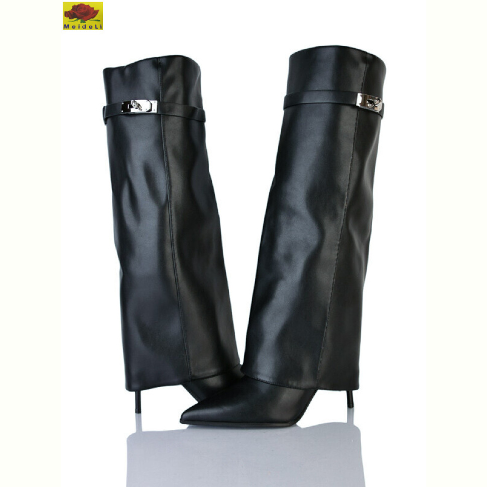 Сапоги Mei De Li RWD88 black Сапоги Mei De Li RWD88 black