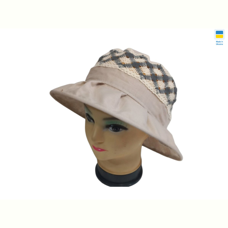 Шляпа Mabi 0726 бежевий