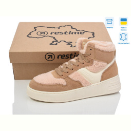 Кроссовки Restime FWZ24282 beige