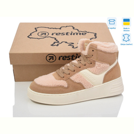 Кроссовки Restime FWZ24282 beige