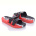 Шлепки Violeta 12329 black-red