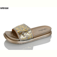 Шлепки Super Gear 02-888 gold
