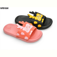 Шлепки Super Gear 01-758 black-pink mix