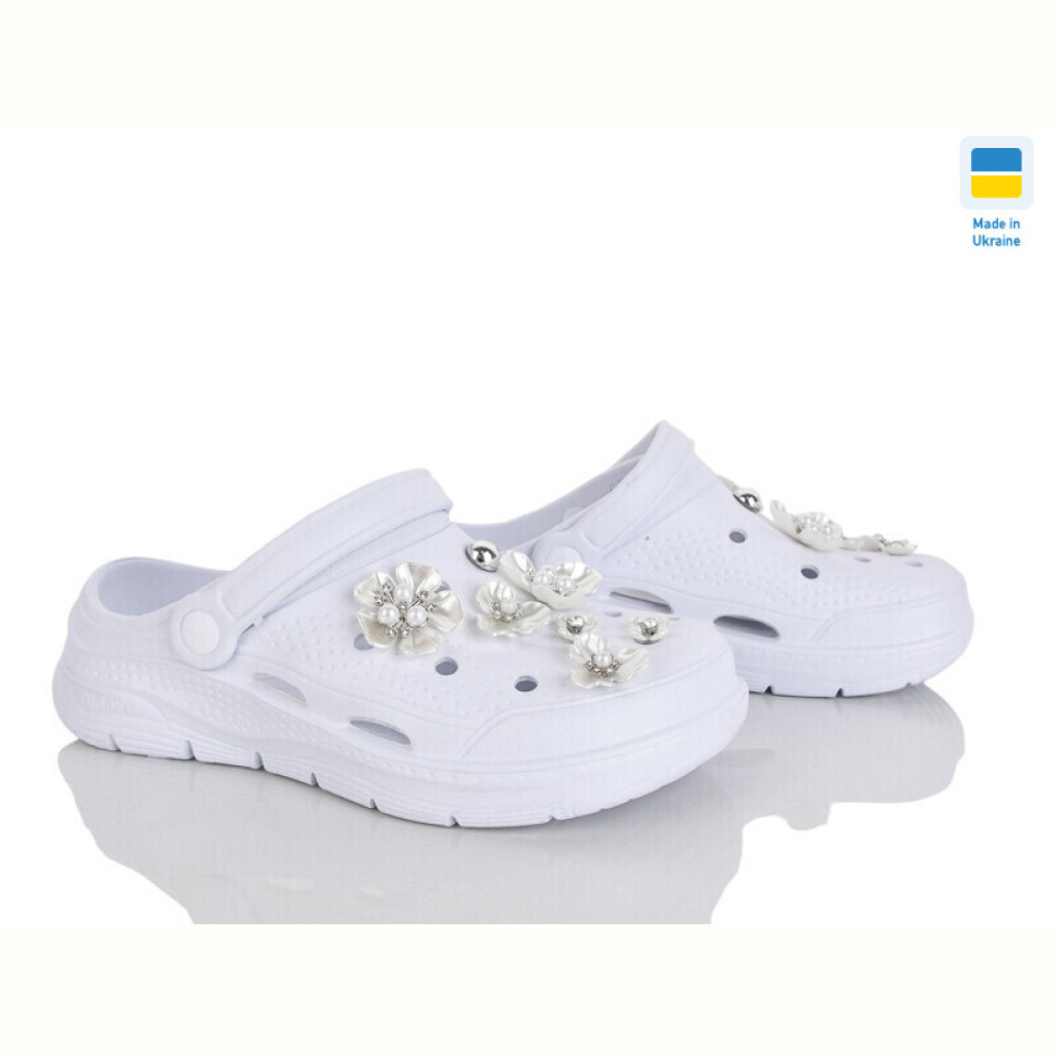 Кроксы Golden Lion 414 білий Кроксы Golden Lion 414 білий