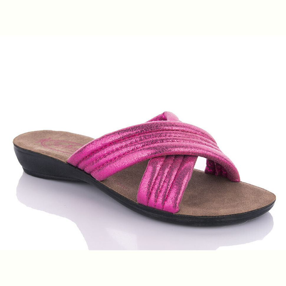 Шлепки DeMur W26-7153 fuchsia