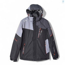 Куртка Audsa S22068-68 black-grey