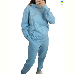 Спортивный костюм Kram 00255 блакитний