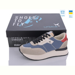 Кроссовки Restime UWB24096 blue-grey