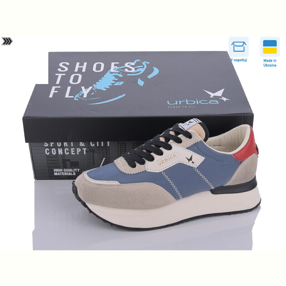 Кроссовки Restime UWB24096 blue-grey