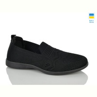 Слипоны DeMur W6722 чорний