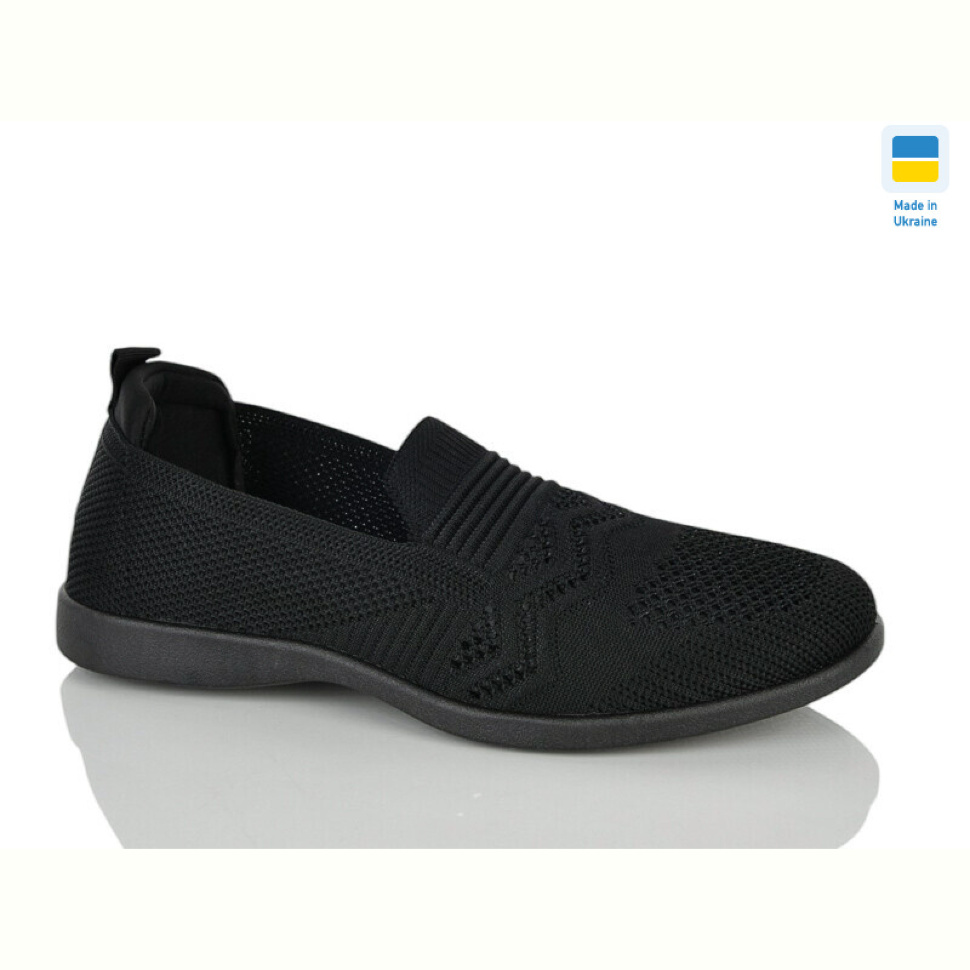 Слипоны DeMur W6722 чорний